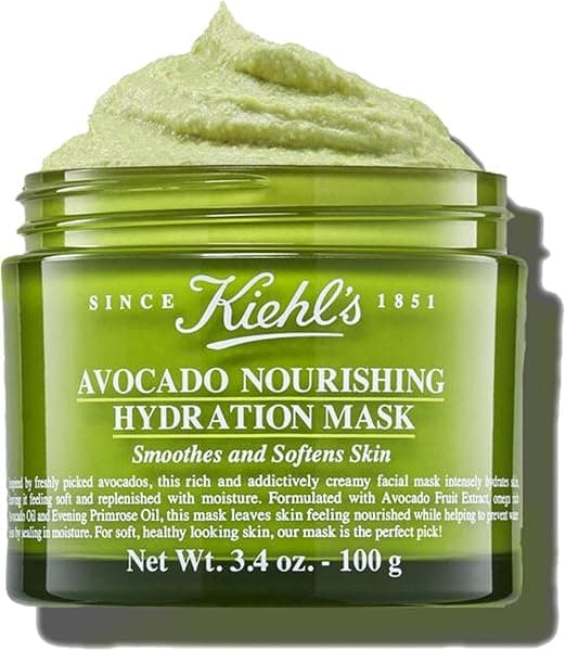 ماسک آبرسان ، نرمکننده و تغذیهکننده صورت آووکادو کیلز Kiehl’s Avocado Mask مناسب برای پوست خشک وزن 100 گرم — تصویر ۷