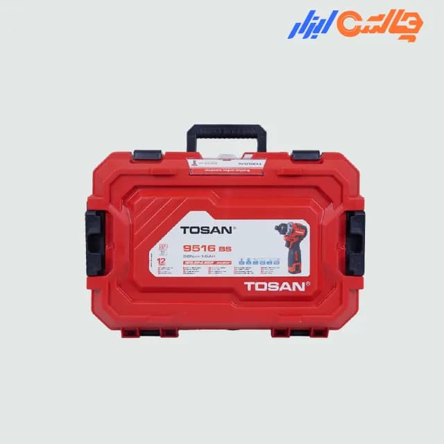 پیچگوشتی شارژی براشلس ۱۶ ولت توسن مدل 9516BS — تصویر ۵