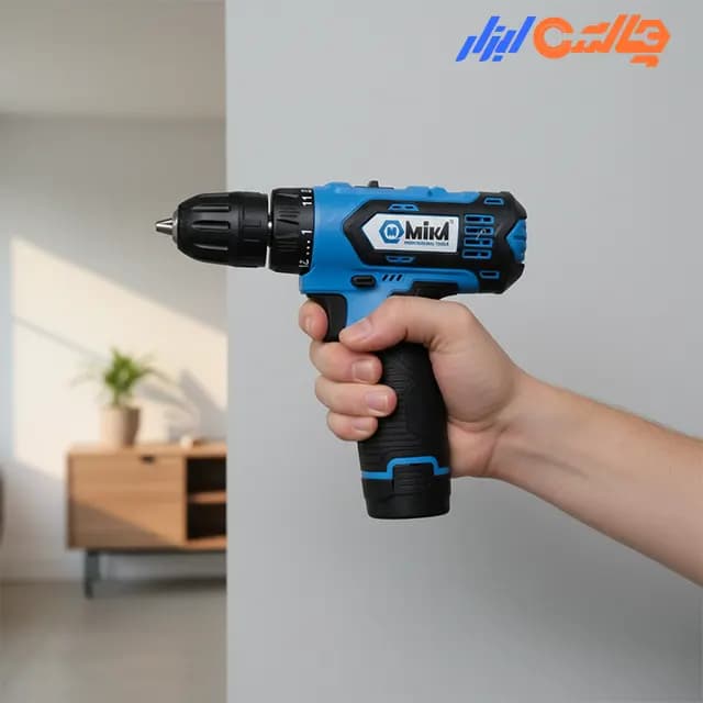 دریل شارژی 10 میلیمتر 12 ولت میکا مدل DC-2101 — تصویر ۲