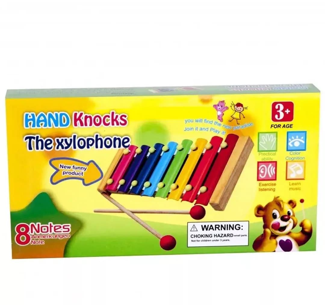 بازی آموزشی بلز چوبی مدل Hand Knocks 8 Notes — تصویر ۲