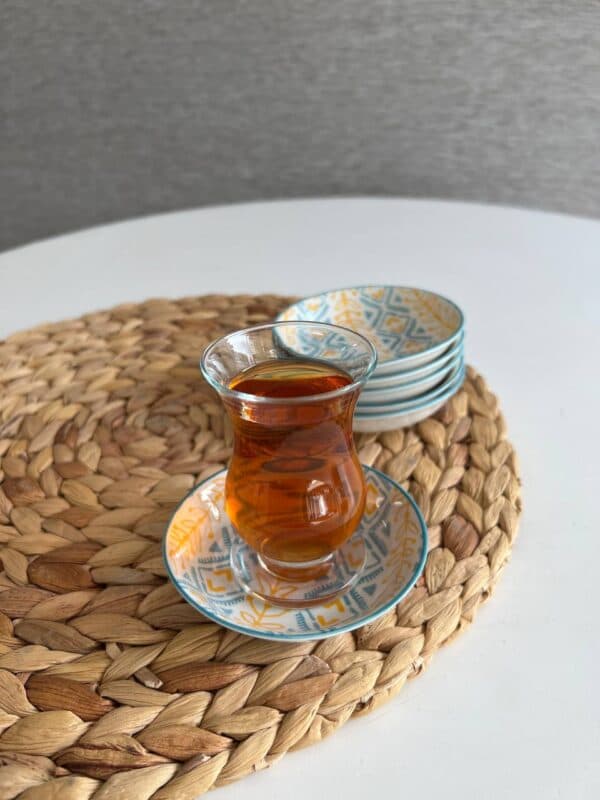 خرماخوری گرد دنی هوم- طرح سبز و زرد — تصویر ۴