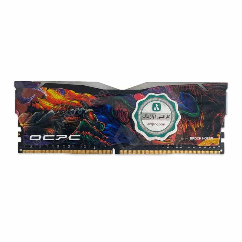 رم 8 گیگ OCPC XTREME Hyper Beast Edition 8GB DDR4 3200Mhz استوک گارانتی آواژنگ — تصویر ۲