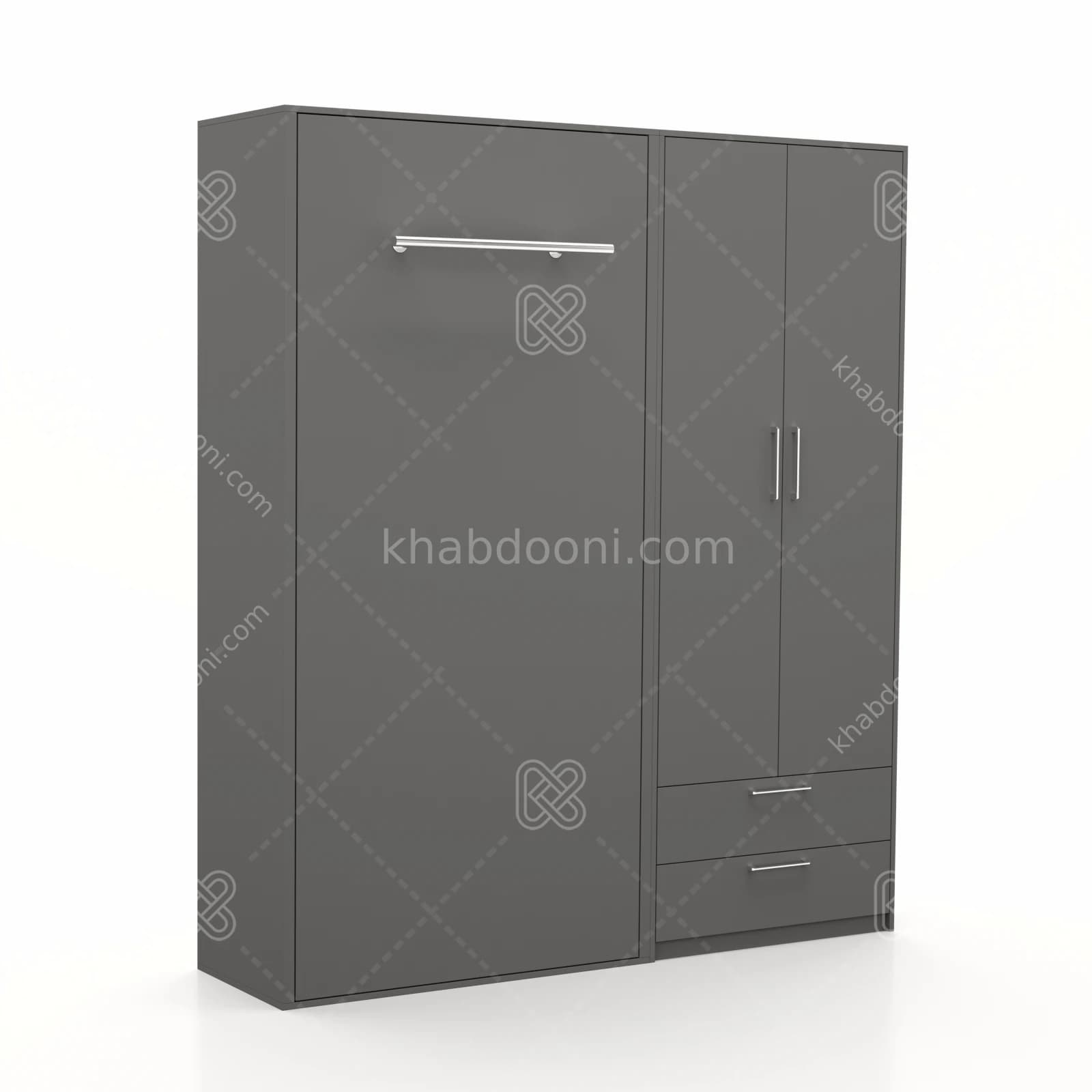 تخت تاشو عمودی تک نفره طول 185 کد 119 — تصویر ۷
