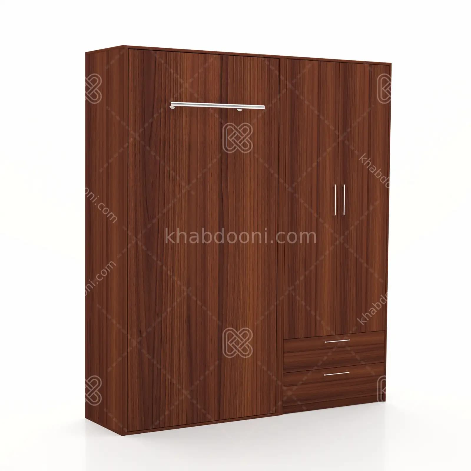 تخت تاشو عمودی تک نفره طول 185 کد 119 — تصویر ۵