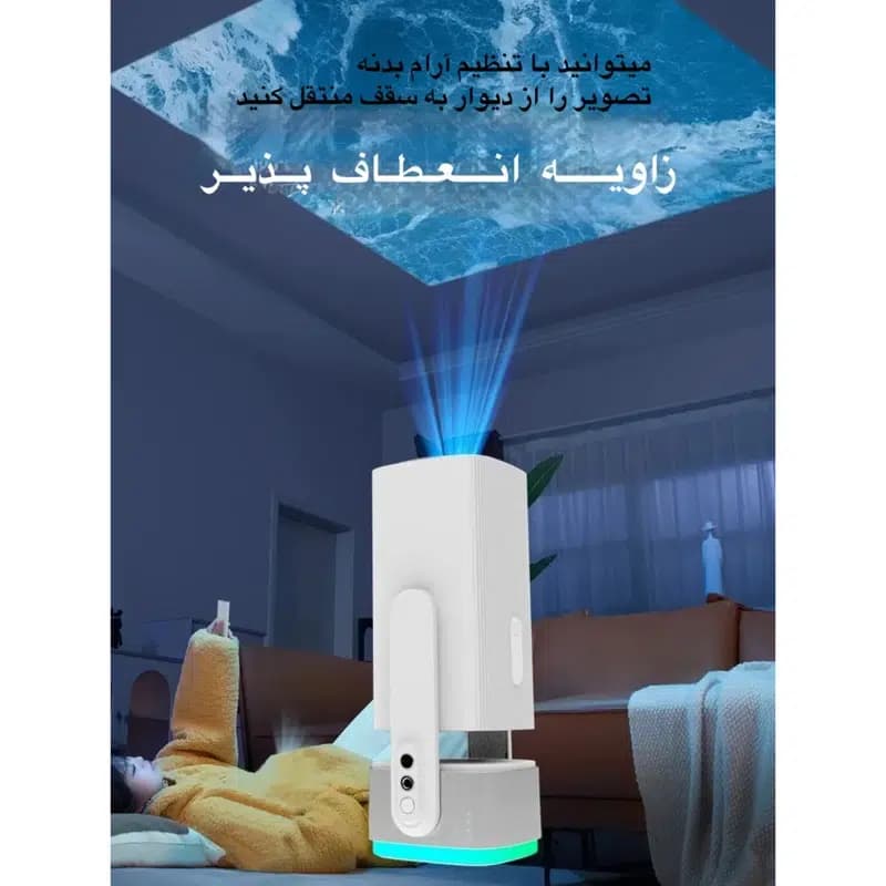 ویدئو پروژکتور اندرویدی مدل شارژی کد K2 – اصل (گارانتی اورجینال) — تصویر ۸