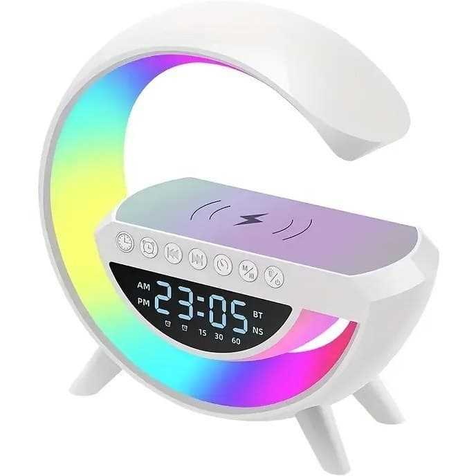 اسپیکر بلوتوثی دارای شارژر وایرلس و LED مدل G600