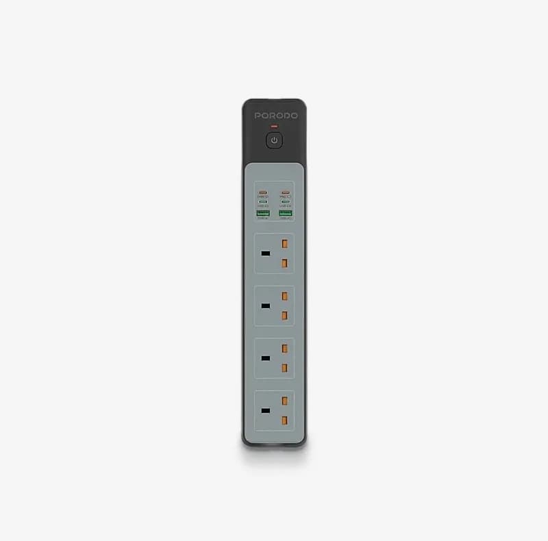 محافظ شوک الکتریکی و چند راهی برق پرودو مدل PD-FWCHO45-BK-65W