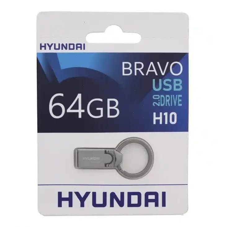 فلش مموری هیوندای Hyundai Bravo H10 ظرفیت 64 گیگابایت USB 2.0 — تصویر ۲