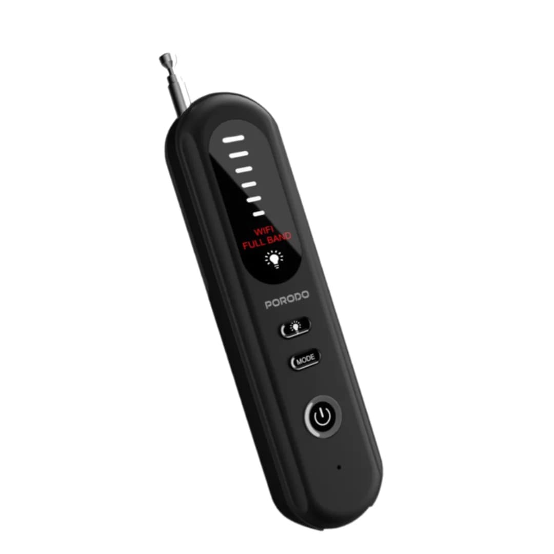ردیاب امواج دوربین و میکروفون مخفی پرودو مدل Porodo Spy Guard Wireless Signal & Camera Detector PD-ETK11-BK — تصویر ۲