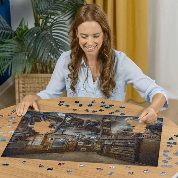 پازل 1000 قطعه Ravensburger طرح غذای آشفته — تصویر ۳