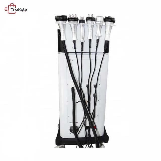 دستگاه لیزر آر اف RF زیبایی و لاغری موضوعی صورت و بدن و کاهش وزن 6 هندپیس کویتیشن + وکیوم + آر اف + التراسونیک + فرم دهنده سینه و باسن — تصویر ۲