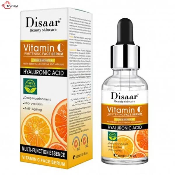 سرم جوانسازی صورت و سفید کننده دیسار ویتامین disaar c — تصویر ۲