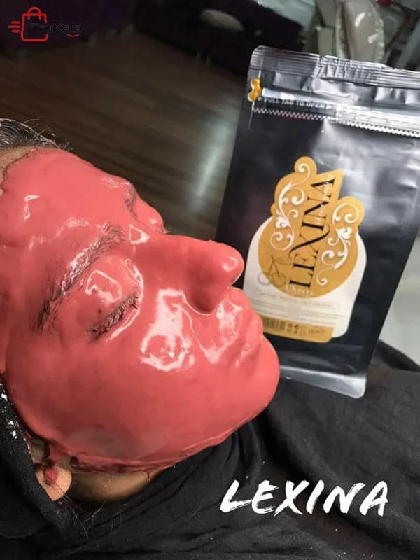 ماسک پودری لاتکسی هیالورونیک اسید لکسینا LEXINA حجم 250 گرم — تصویر ۵