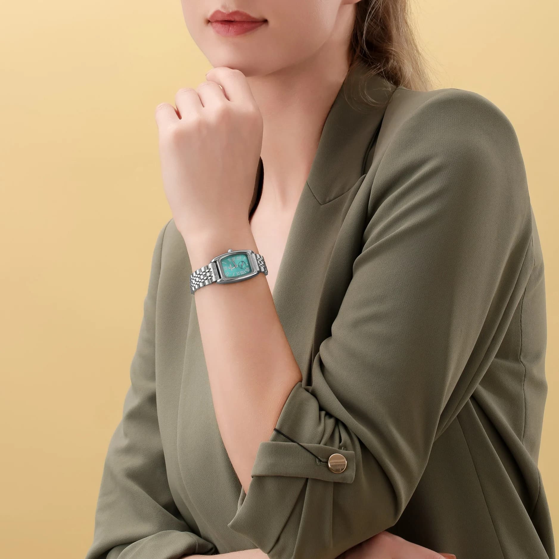 ساعت مچی عقربه ای زنانه ریوارد آبی آسمانی مدل RD211510L — تصویر ۸