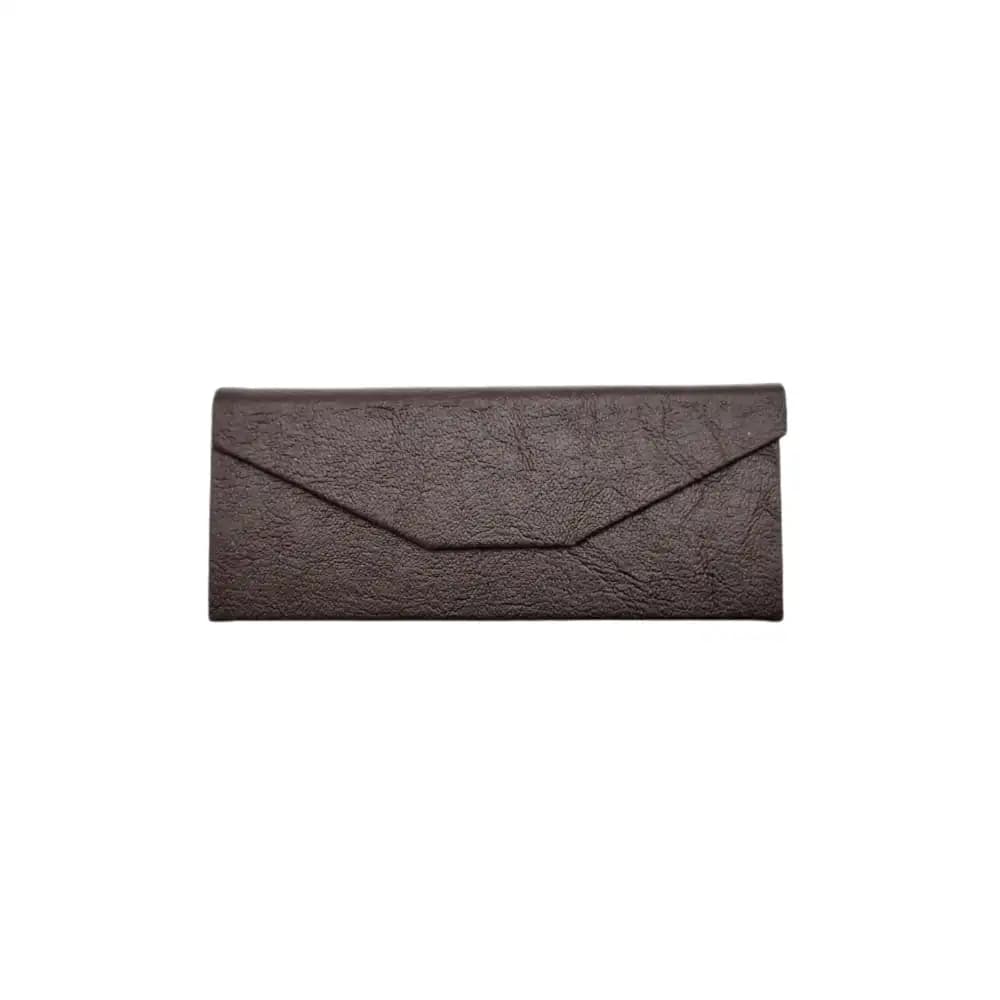 جلد عینک تاشو مدل 1001 رنگ قهوه ای — تصویر ۲