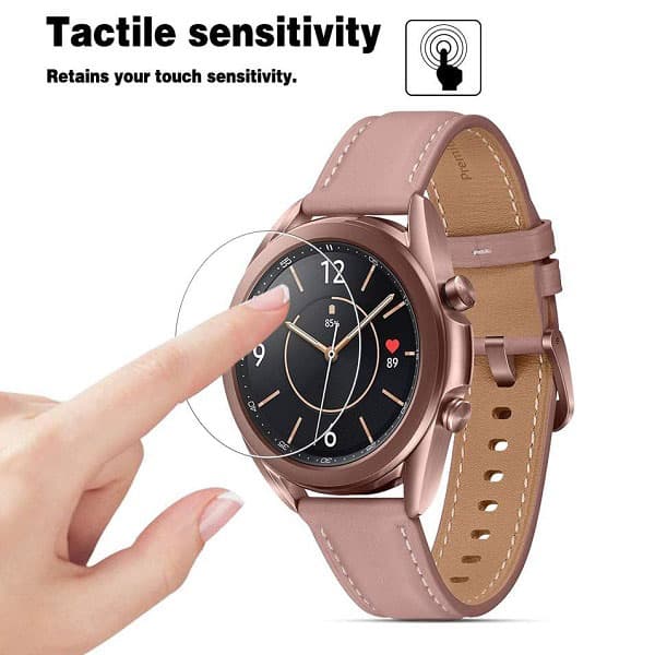 محافظ صفحه نمایش(گلس) ساعت هوشمند Samsung Galaxy Watch3 41mm — تصویر ۸