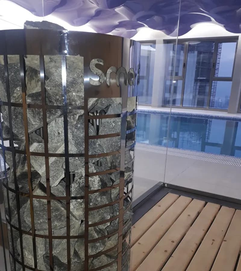 هیتر برقی سونا خشک Smart Pools 7.5 kW بدون تایمر و ترموستات — تصویر ۲