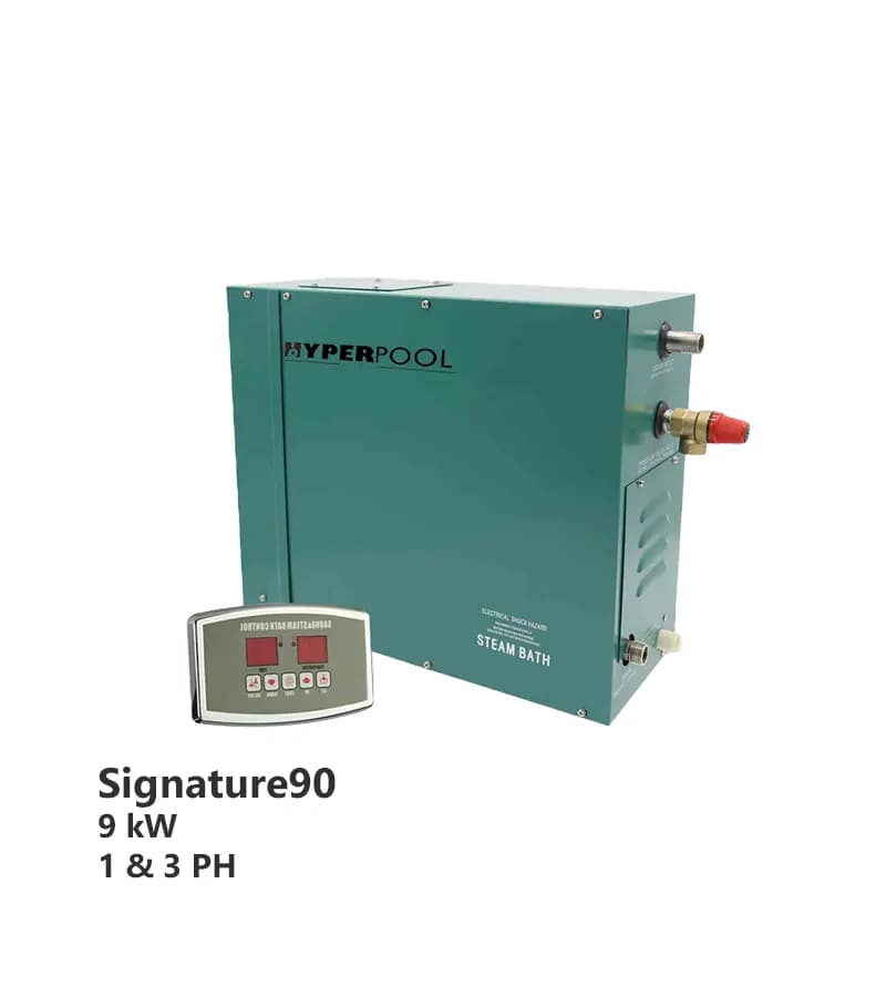 دستگاه مولد بخار سونا بخار هایپرپول مدل Signature90