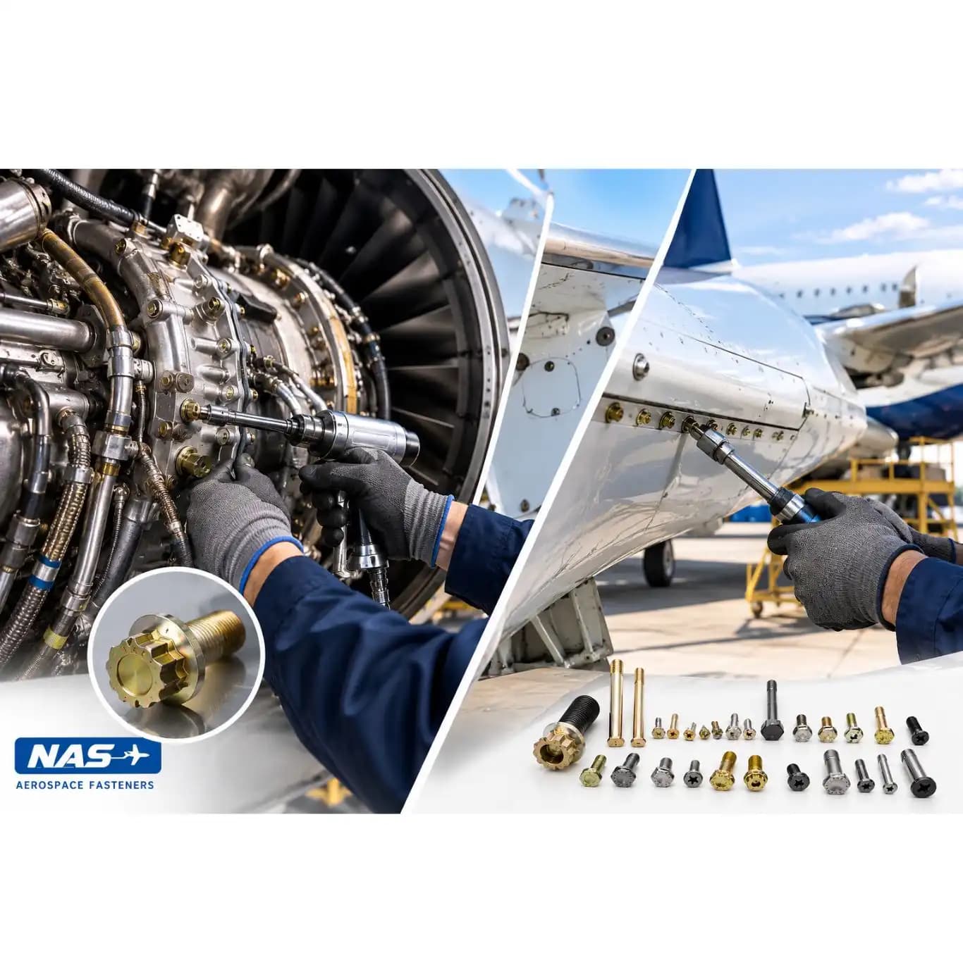 پیچ و مهره هواپیمایی | Aircraft Hardware – NAS-Nut- Bolt-Screw — تصویر ۴