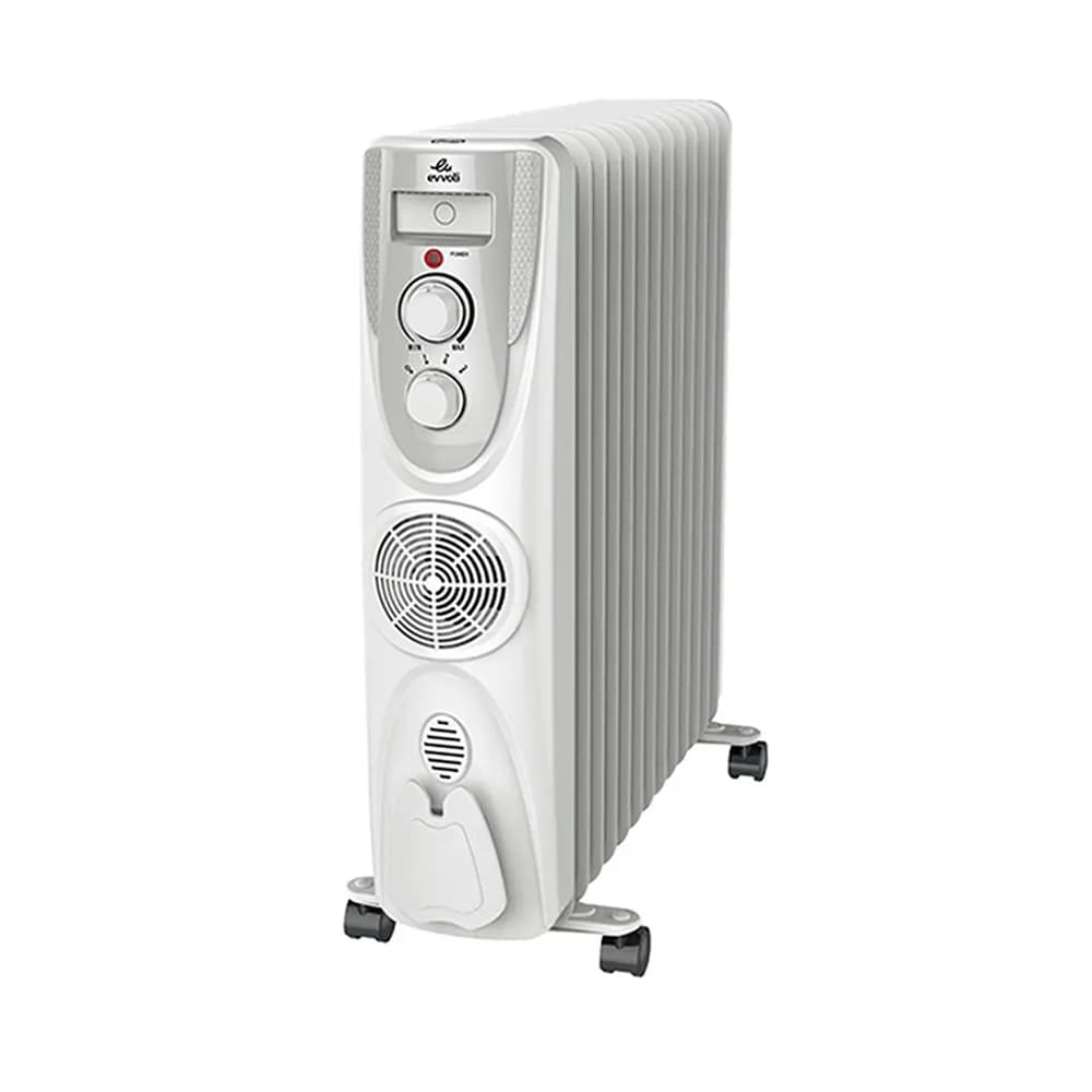 شوفاژ برقی ایوولی 13 پره مدل EVOH-13FW سفید (فن دار)