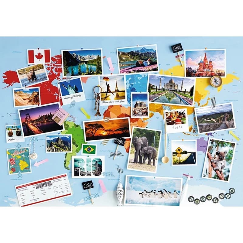 پازل 1000 تكه رونزبرگر طرح Journey Around The World كد 19643 — تصویر ۲