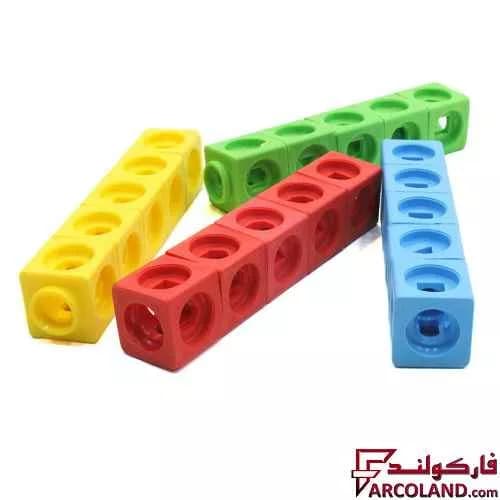 چینه مکعب آموزشی توتو مدل Toto 2087 بسته 20 عددی — تصویر ۲