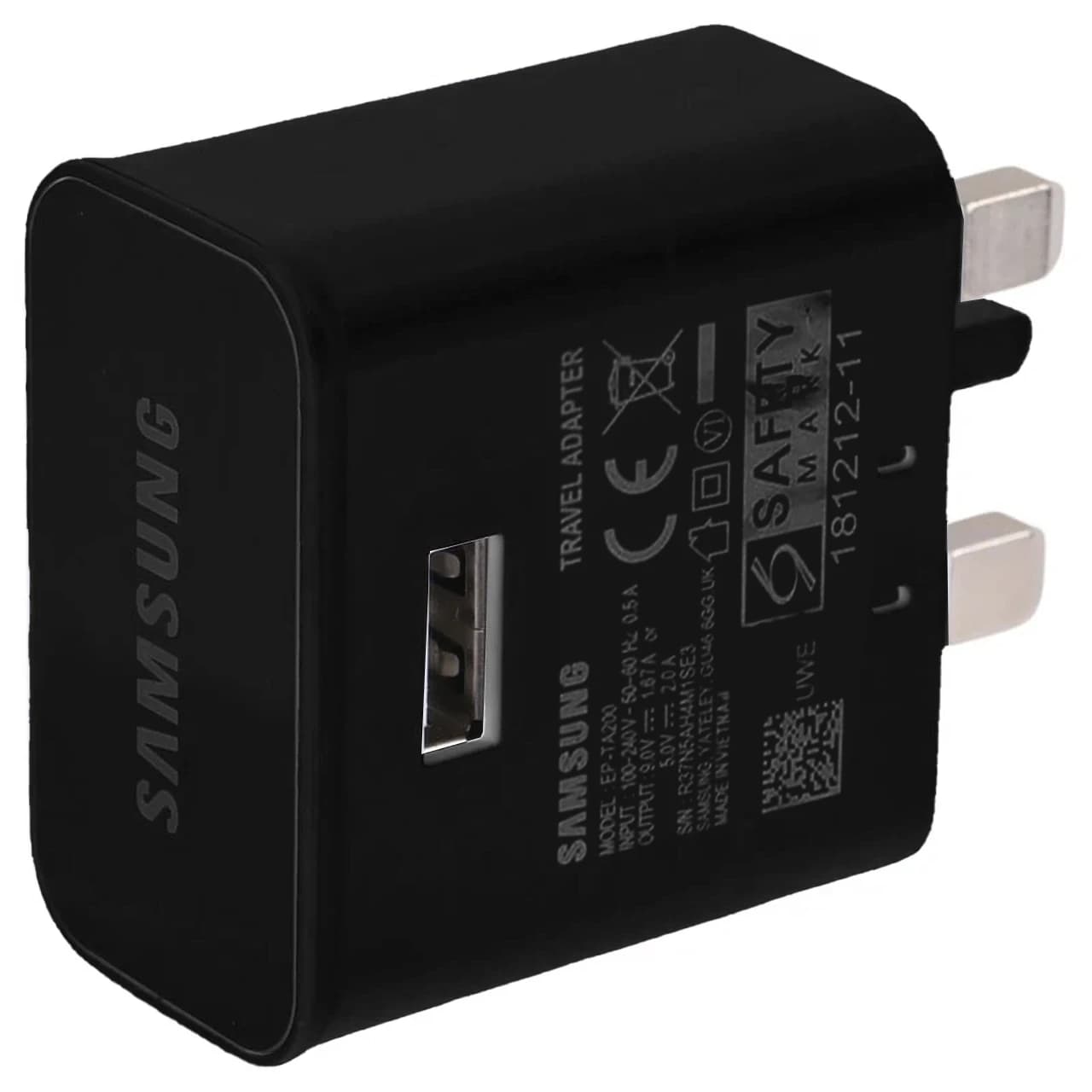 شارژر دیواری سه پین PD و فست تک پورت SAMSUNG مدل EP-TA200 S10 – سفید – بدون پک (گارانتی 6 ماهه نیکان همراه) — تصویر ۵