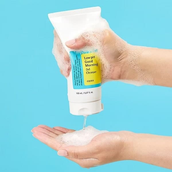 ژل شستشو صورت کوزارکس مدل گود مورنینگ COSRX Low pH Good Morning Gel Cleanser مناسب برای انواع پوست حجم 150 میلی لیتر — تصویر ۲