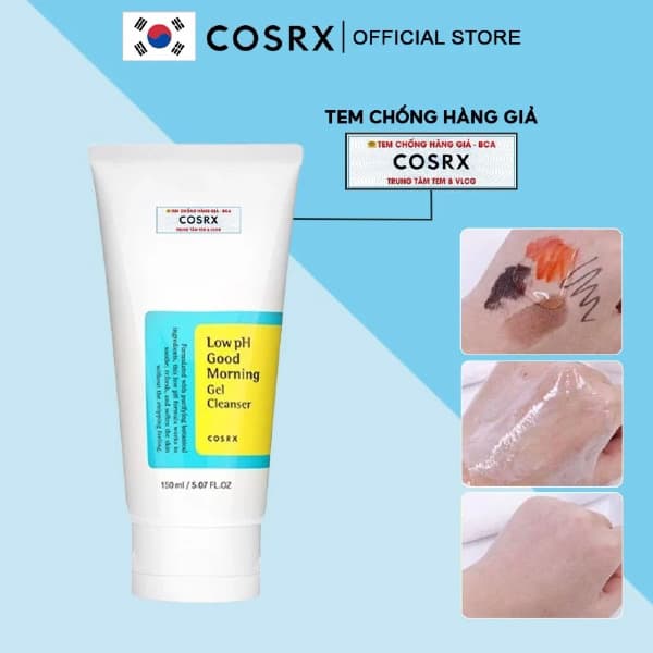 ژل شستشو صورت کوزارکس مدل گود مورنینگ COSRX Low pH Good Morning Gel Cleanser مناسب برای انواع پوست حجم 150 میلی لیتر — تصویر ۷
