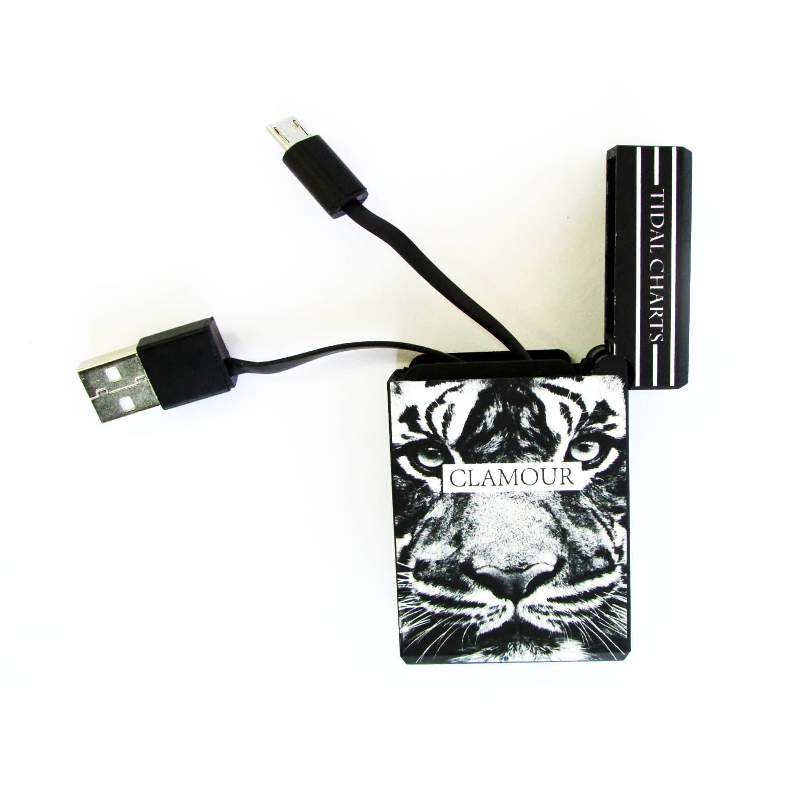 کابل شارژ دیمون شیپ Micro USB جمع شونده طرح فندک — تصویر ۲