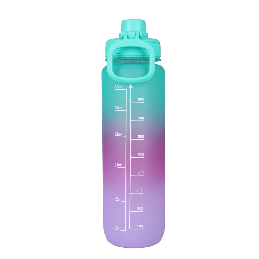 قمقمه ورزشی آبرنگی EYUN مدل درب پیچی گنجایش 1000ml کد 0543 — تصویر ۴