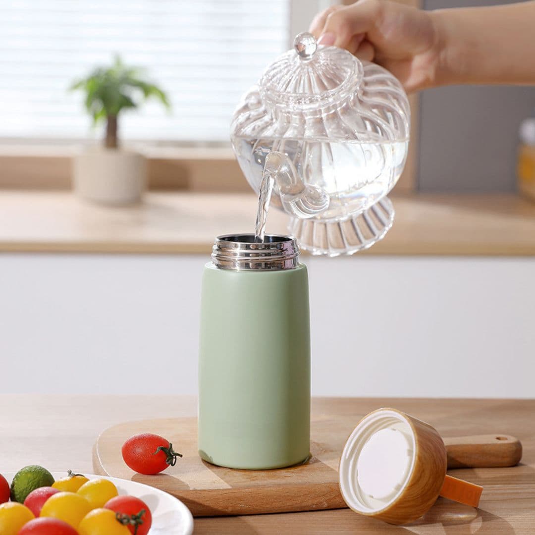 مینی فلاسک در چوبی مدل HELLO DESIGN گنجایش 280ml کد 1296 — تصویر ۶