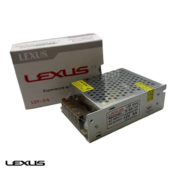 آداپتور پاور سوئیچینگ (صنعتی) 12 ولت 5 آمپر برند lexus — تصویر ۲
