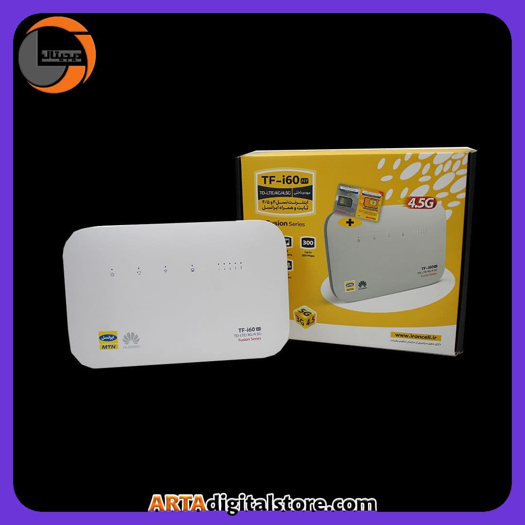 مودم ایرانسل Modem – Irancell TD-LTE TF-i60 H1 White — تصویر ۲