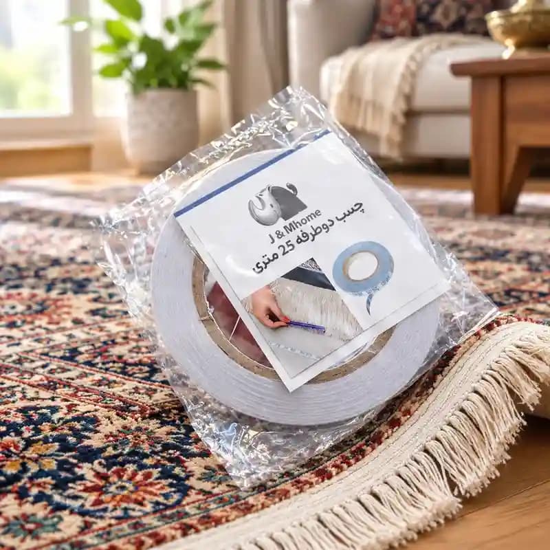 چسب یدک دو طرفه ریشه فرش