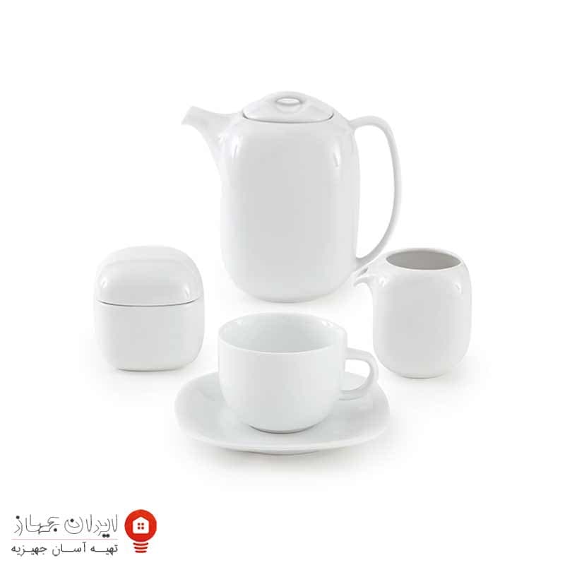 سرویس چینی سفید سری کواترو 98 پارچه ۱۲ نفره — تصویر ۳