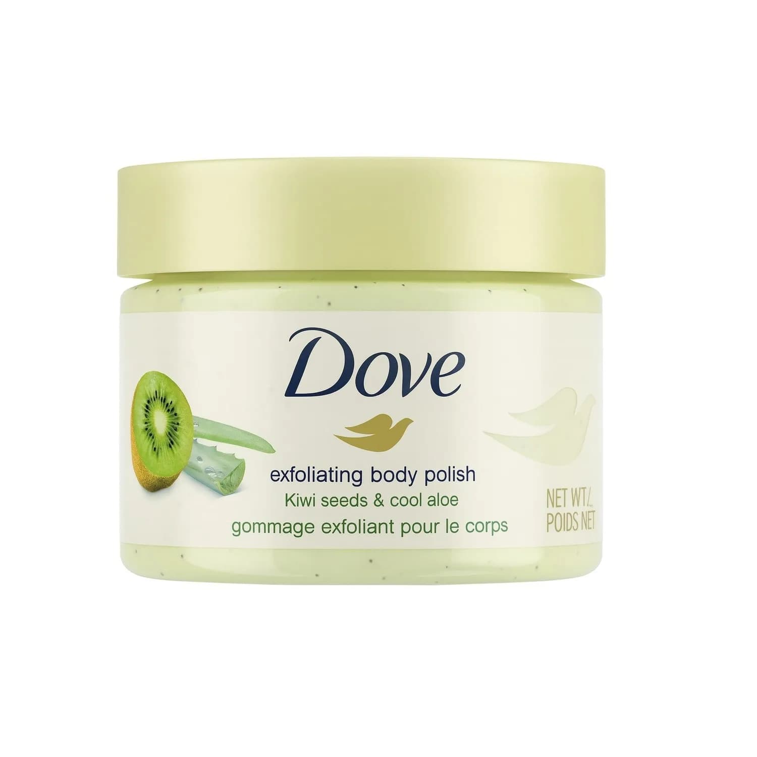 اسکراب بدن داو مدل Kiwi Seeds And Cool Aloe حجم 298 گرم