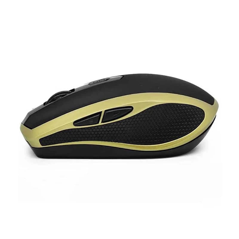 ماوس بیسیم تسکو مدل TM 667W با حسگر اپتیکال، دارای 6 کلید، کلیدهای بی صدا، رابط دانگل USB، باتری قلمی یا نیمقلمی، دقت 1600 DPI، فرکانس 2.4 گیگاهرتز — تصویر ۴