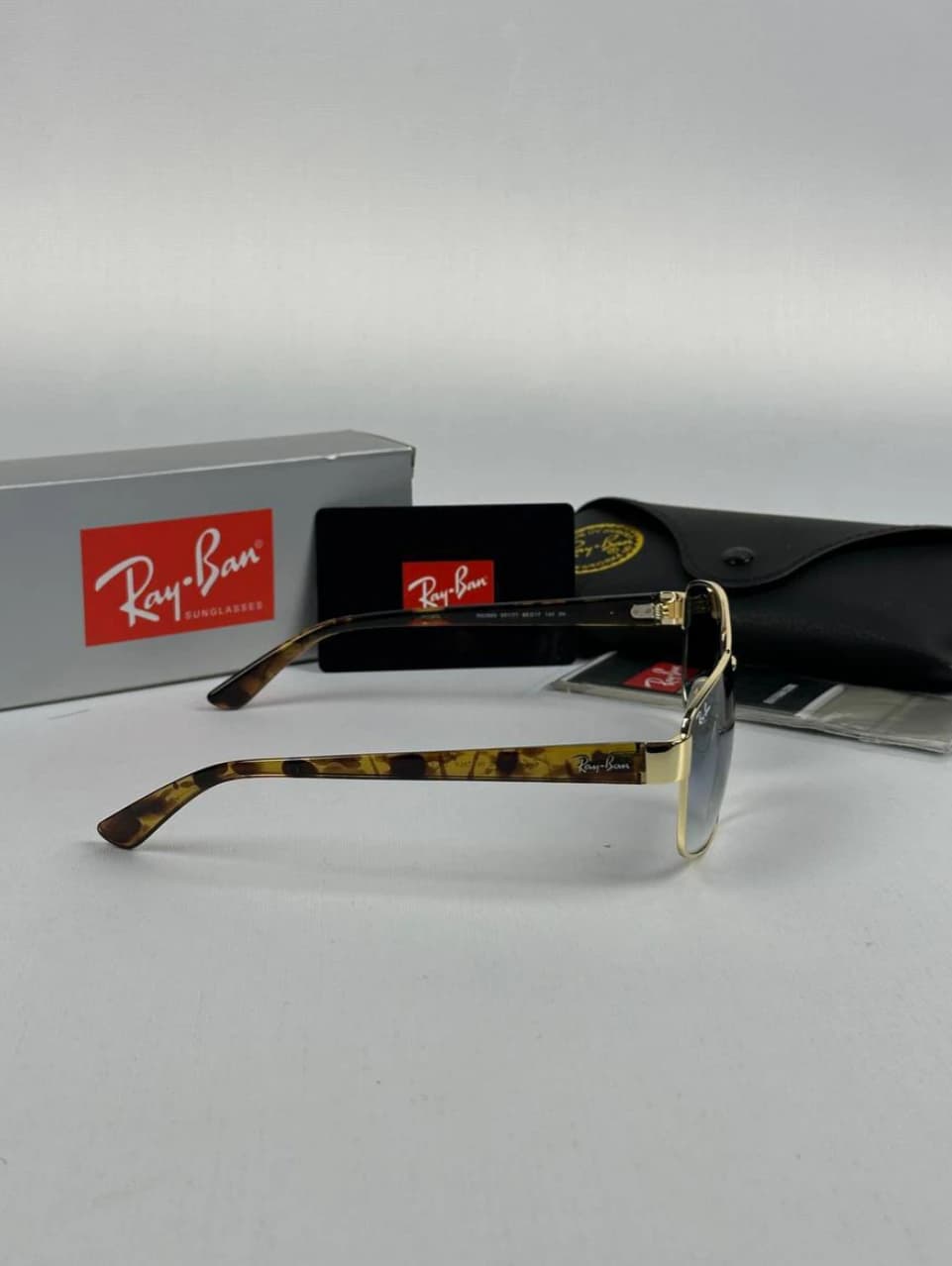 عینک آبی پلنگی rayban rb-3663 — تصویر ۲