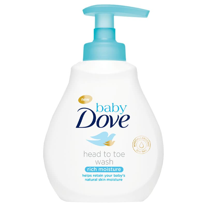 شامپو سر و بدن کودک 200 میل پمپی داو Dove