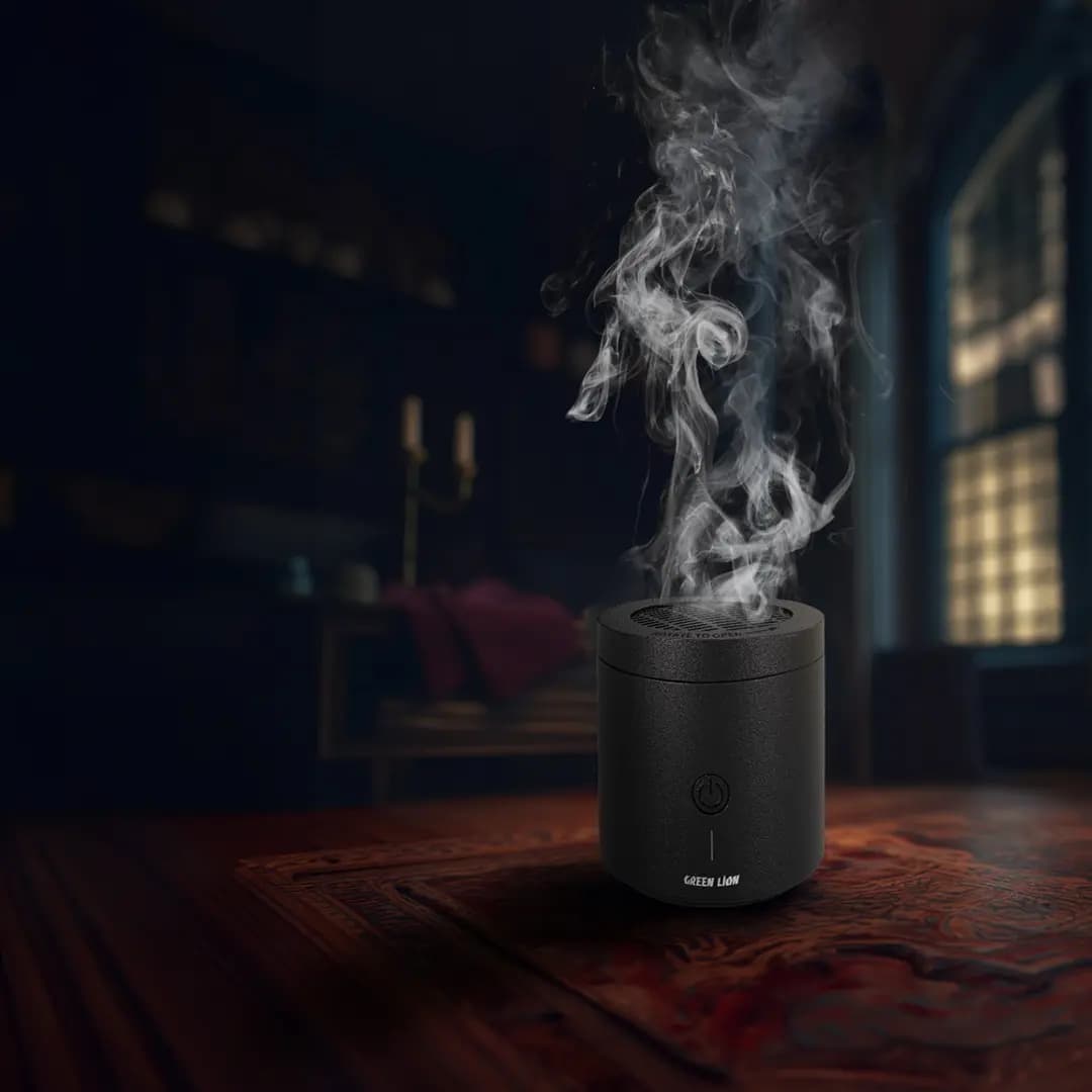 دستگاه بخور دون مناسب عود و اسپند گرین لاین Green Lion Dune Bakhour Incense Burner — تصویر ۴