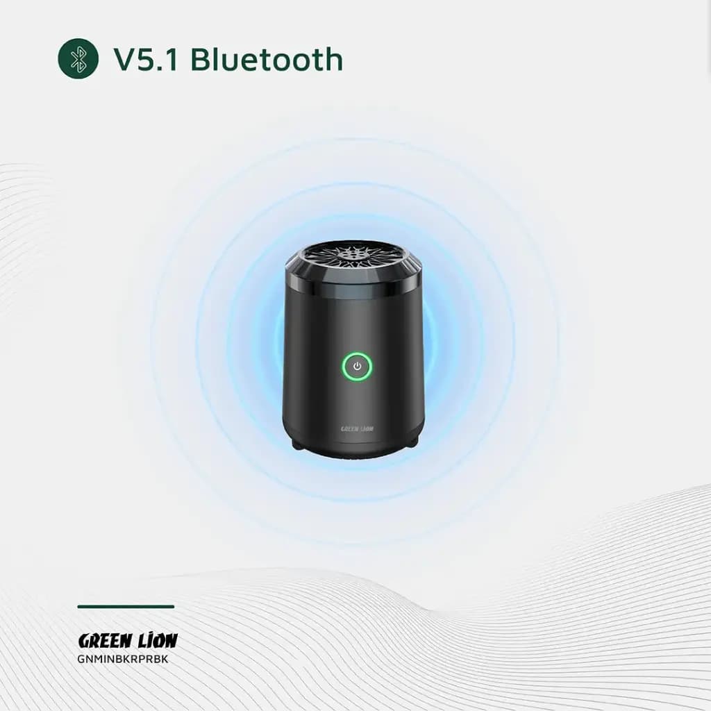دستگاه مینی بخور عود و اسپند با پخش قرآن گرین لاین Green Lion Mini Bakhour Pro With Quran Speaker GNMINBKRPRBK — تصویر ۶