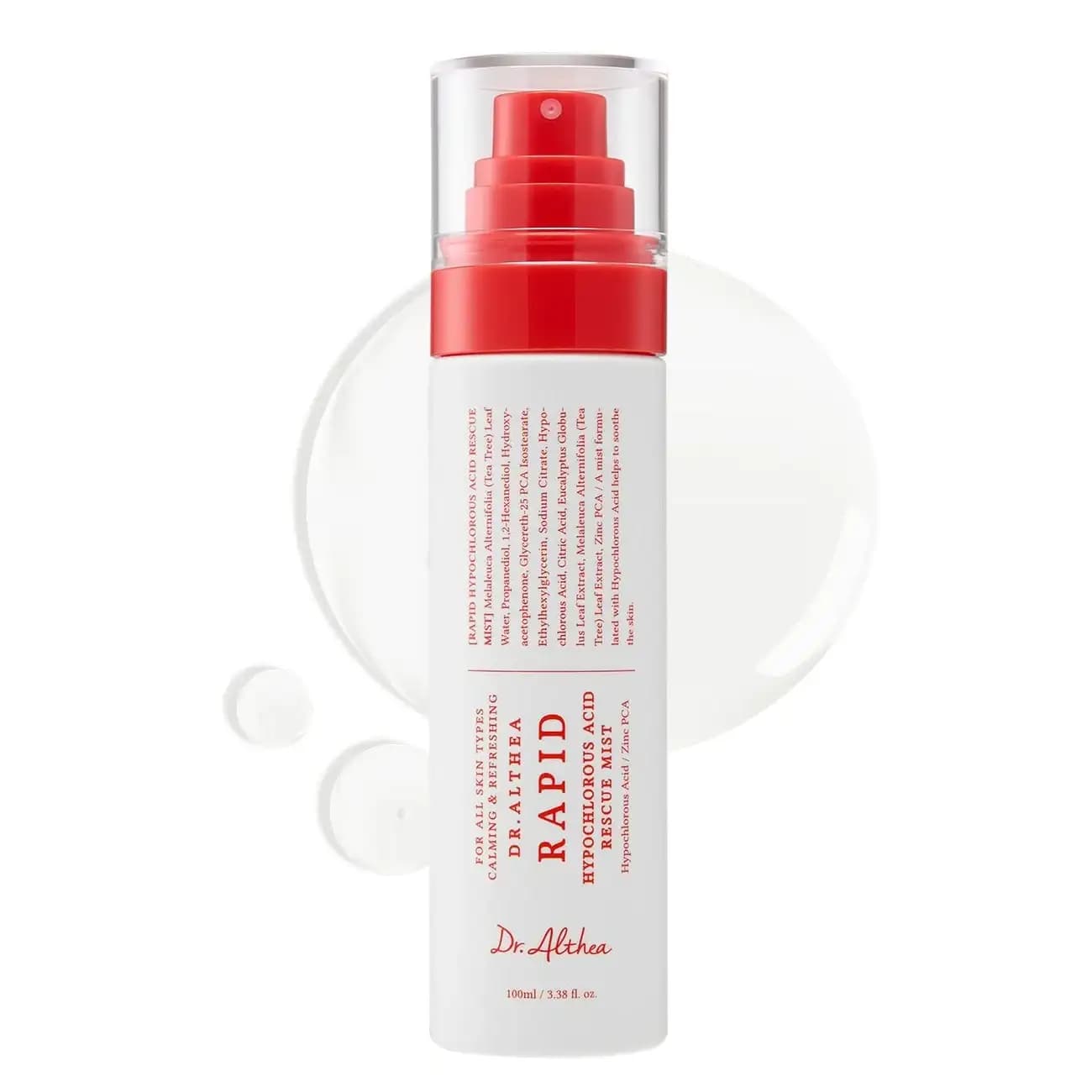اسپری میست هیپوکلروس اسید دکتر آلتیا ۱۰۰ میل Dr Althea Rapid Rescue Mist