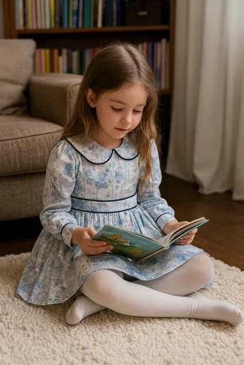 پیراهن دخترانه یقه ب ب مهنا رنگ آبی ۸سال