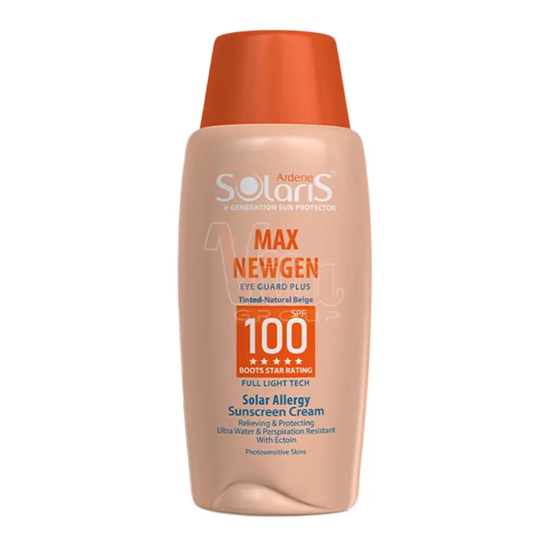 ضد آفتاب آردن سولاریس Max NEWGEN بژ طبیعی حجم 100 میل — تصویر ۲