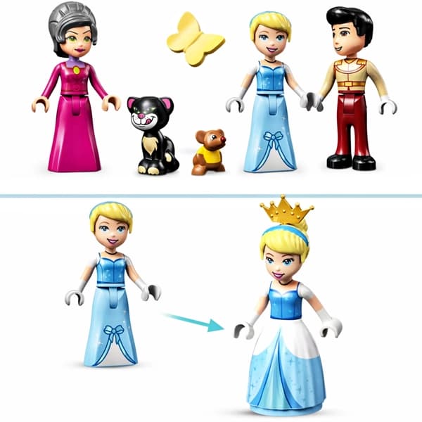 لگو Disney مدل Cinderella and Prince Charming’s Castle 43206 — تصویر ۲