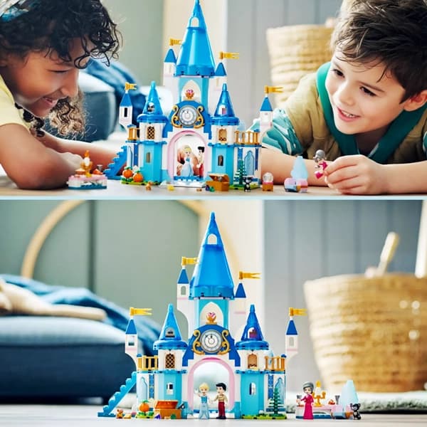 لگو Disney مدل Cinderella and Prince Charming’s Castle 43206 — تصویر ۶