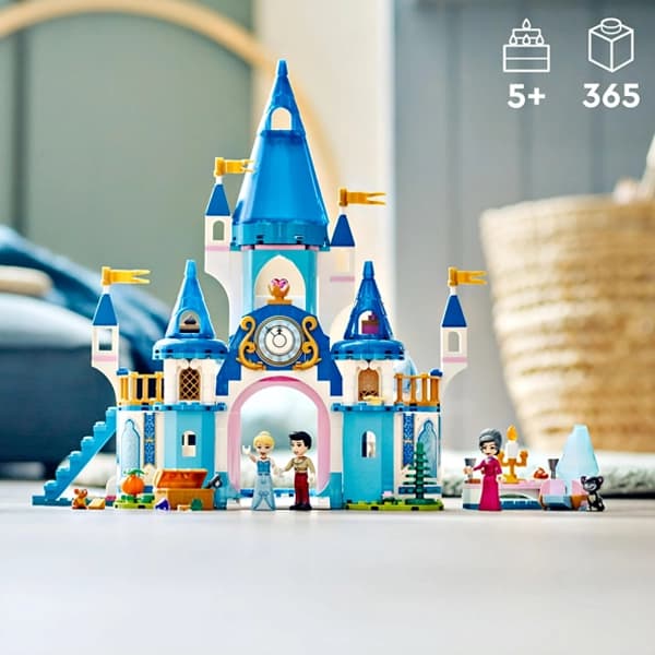 لگو Disney مدل Cinderella and Prince Charming’s Castle 43206 — تصویر ۴