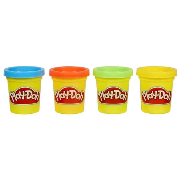 خمیر بازی Play-Doh مدل Dough Mini Pack of 4 — تصویر ۲