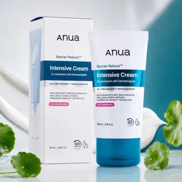 کرم آنوا بریر ریبوت اینتنسیو مرطوبکنندهی غنی مناسب پوست خشک و حساس ۱۰۰ میل Anua Barrier Reboot Intensive Cream — تصویر ۲